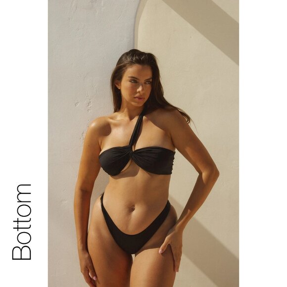 New DIPPIN DAISYS Kit Underwire Bikini Top, Charlie Cheeky Bikini Bottom Black M - Picture 13 of 16
